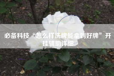 必备科技“怎么样洗牌能拿到好牌”开挂辅助详细