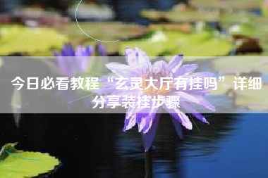 今日必看教程“玄灵大厅有挂吗”详细分享装挂步骤