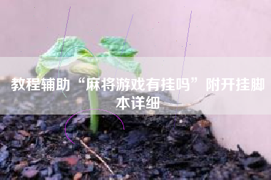 教程辅助“麻将游戏有挂吗”附开挂脚本详细