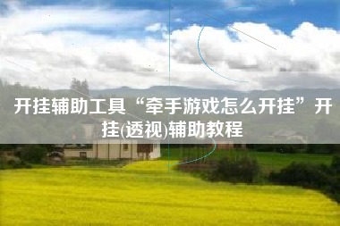 开挂辅助工具“牵手游戏怎么开挂	”开挂(透视)辅助教程