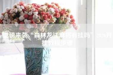 重磅来袭“森林龙江麻将有挂吗”2026开挂教程步骤