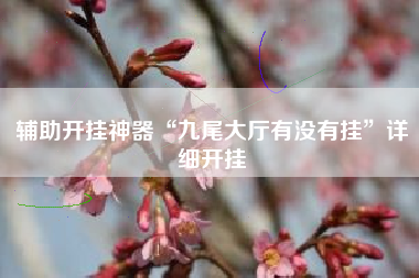 辅助开挂神器“九尾大厅有没有挂	”详细开挂