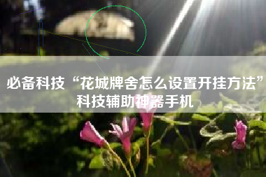 必备科技“花城牌舍怎么设置开挂方法	”科技辅助神器手机